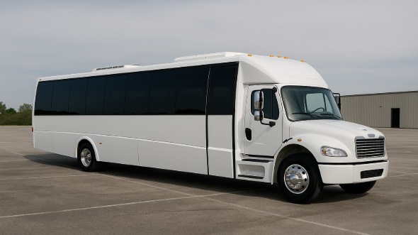 Exterior of West Hartford Party Bus Company's 30 Passenger Party Bus in West Hartford