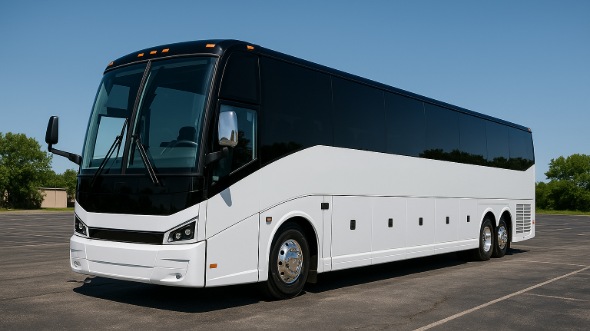 Exterior of Southington Party Bus Company's 50 Passenger Party Bus in Southington