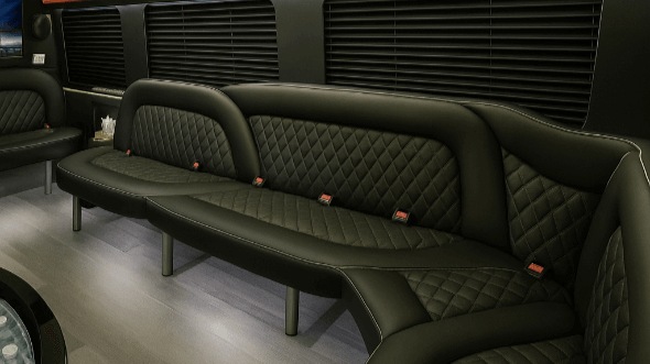 connecticut 14 passenger sprinter limousine inside