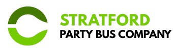 stratford party bus company logo