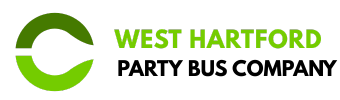 west hartford party bus company logo